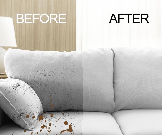 Kit per la cura dei mobili in tessuto Sedile auto Divani in tessuto bianco Pulizzatore Sapone Spray liquido Pulizzatore e deodorante in tessuto 4