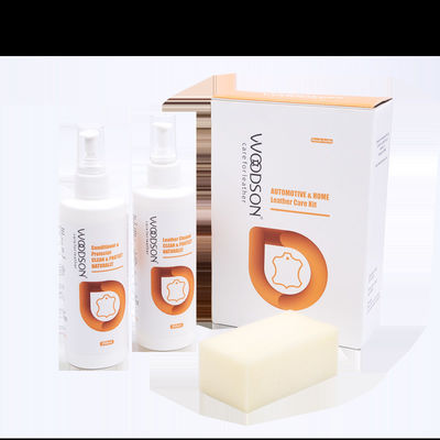 ISO MSDS PU Leather Care Kit 120ml For Leather Bags Leather Car Seats