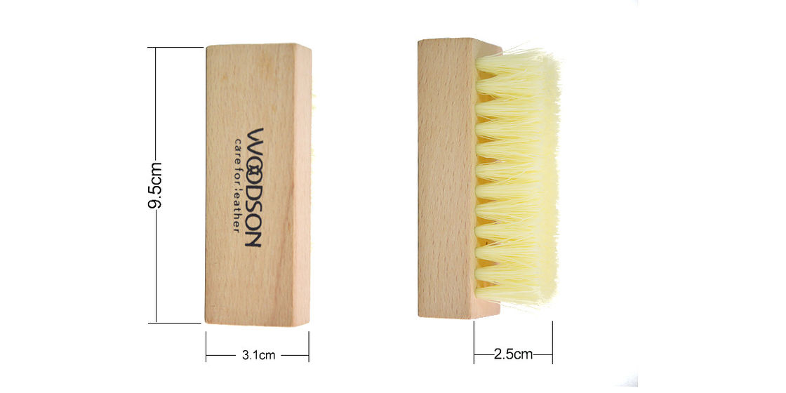 Plastic Hair Trainer Sneaker Cleaning Brush Tool Wooden Handle ODM