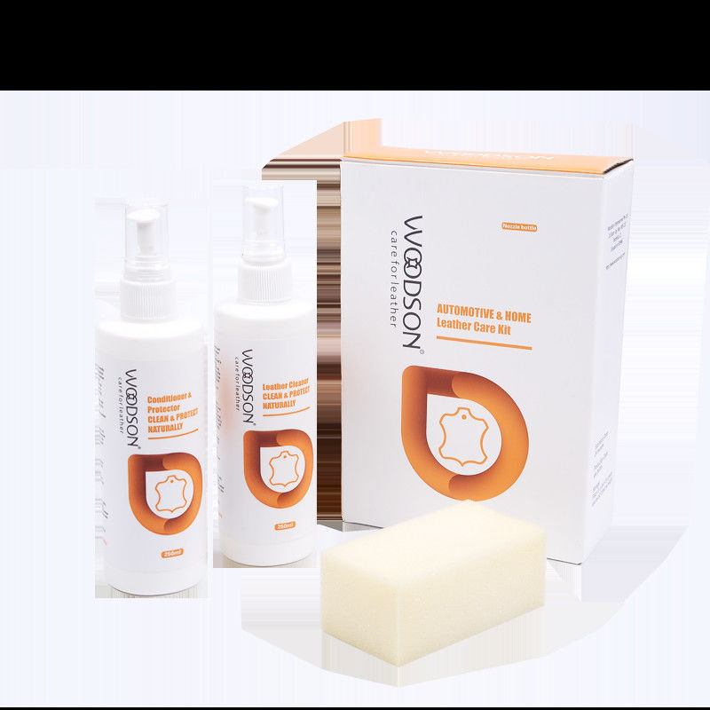 ISO MSDS PU Leather Care Kit 120ml For Leather Bags Leather Car Seats