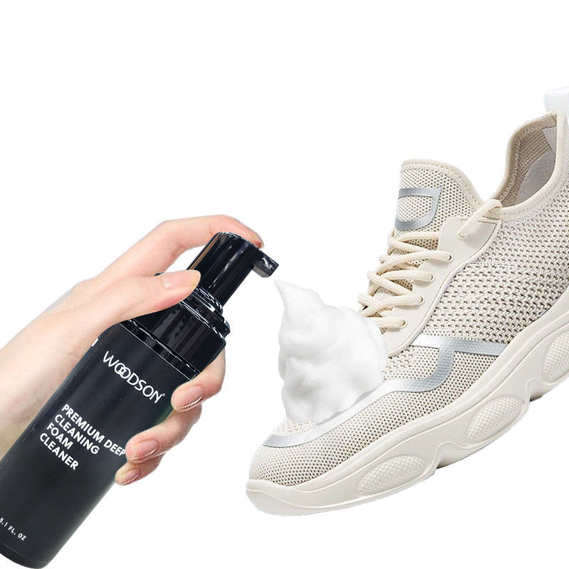 Sneakerhead Foam Sneakers Shoe Cleaner Kit Microfiber Cloth And Shoe Brush 3 In 1 Pack